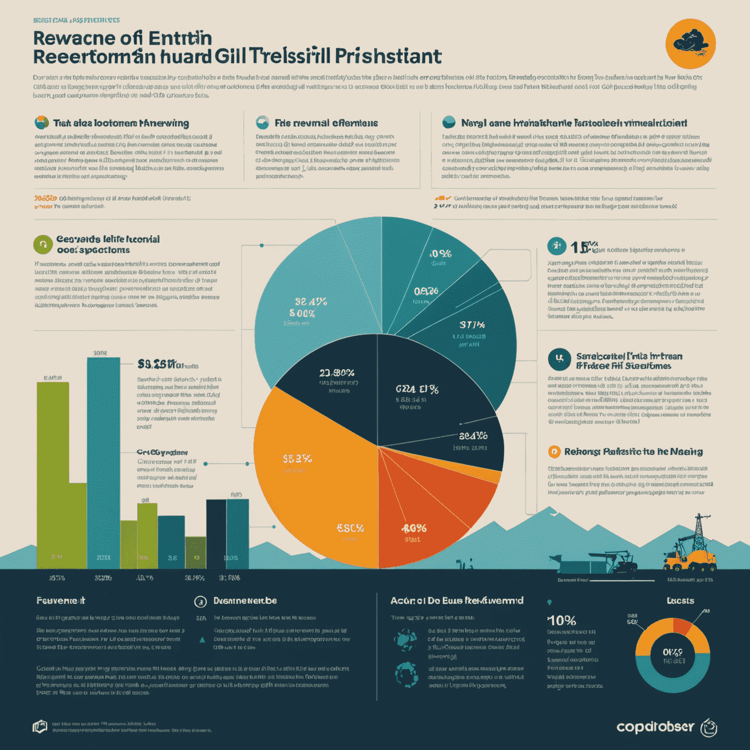 Infographic showing the impact of renewable energy adoption on oil demand projections